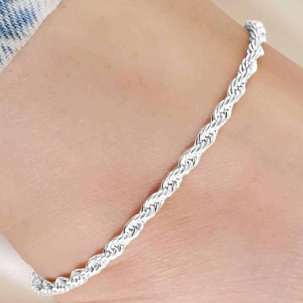 Foreign Trade Beautiful Women's Anklet Cuban Simple Personalized Jewelry Ankle Chain Holiday Gift
