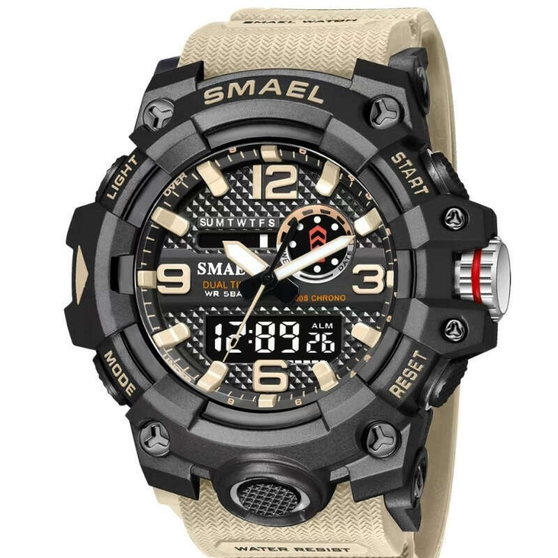 Alarm Clock Luminous Multifunctional Electronic Outdoor Climbing Calendar Trendy Waterproof Watch