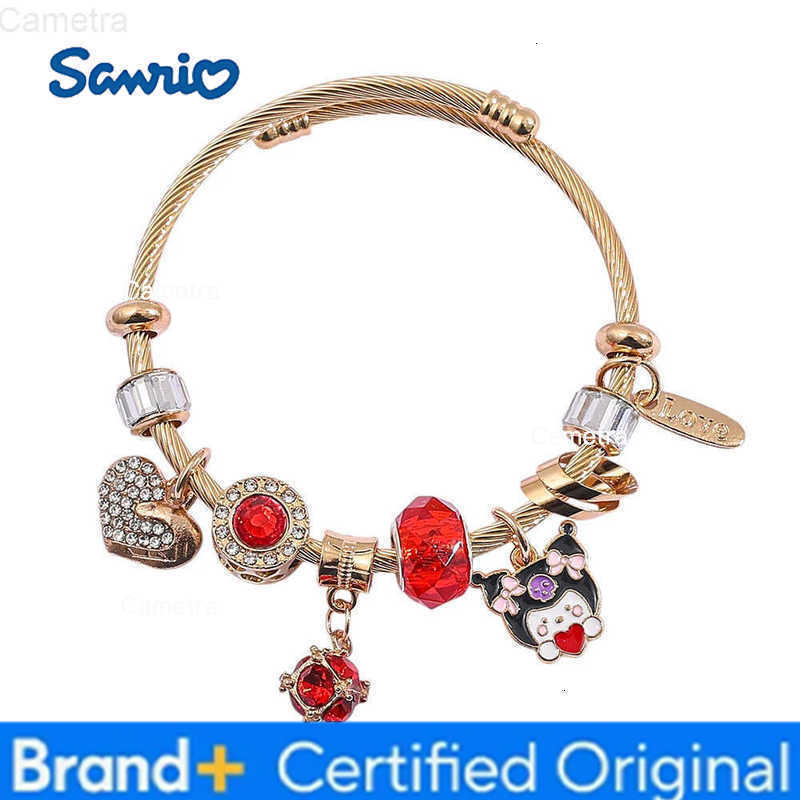 Sanrio Cartoon glamour bracelet cute hello kitty pendant bracelet jewelry girl gift H251229