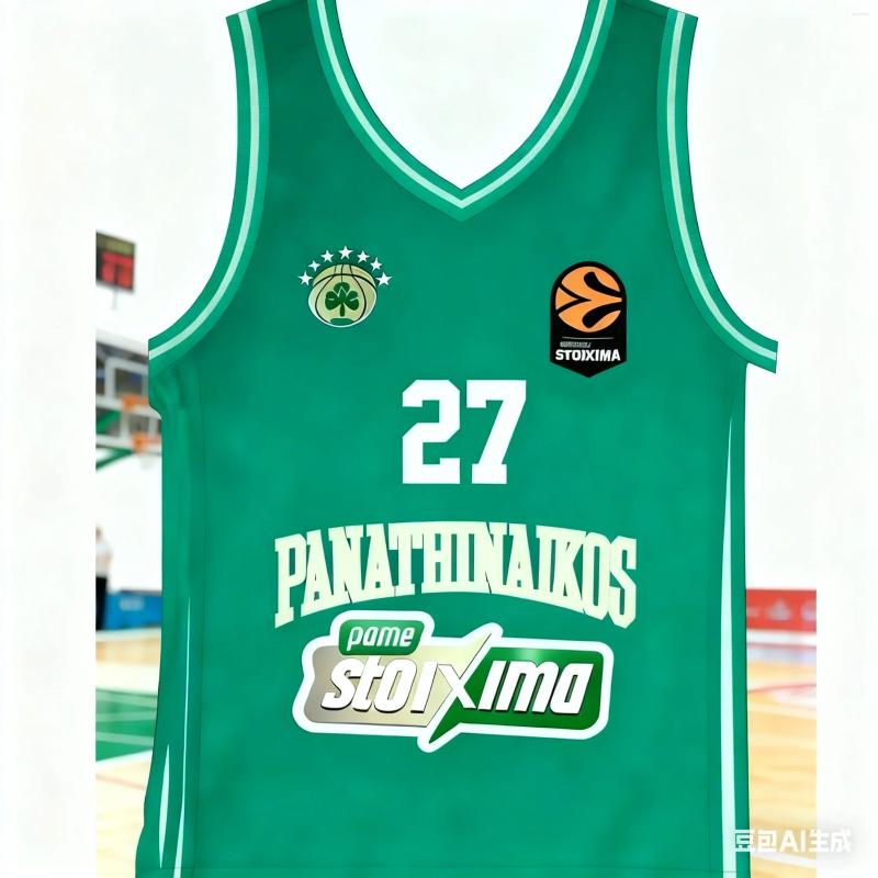 Men's T Shirts 2026 Panathinaikos Athens Home Basketball Vest European Special Fan T-Shirt Set Sports
