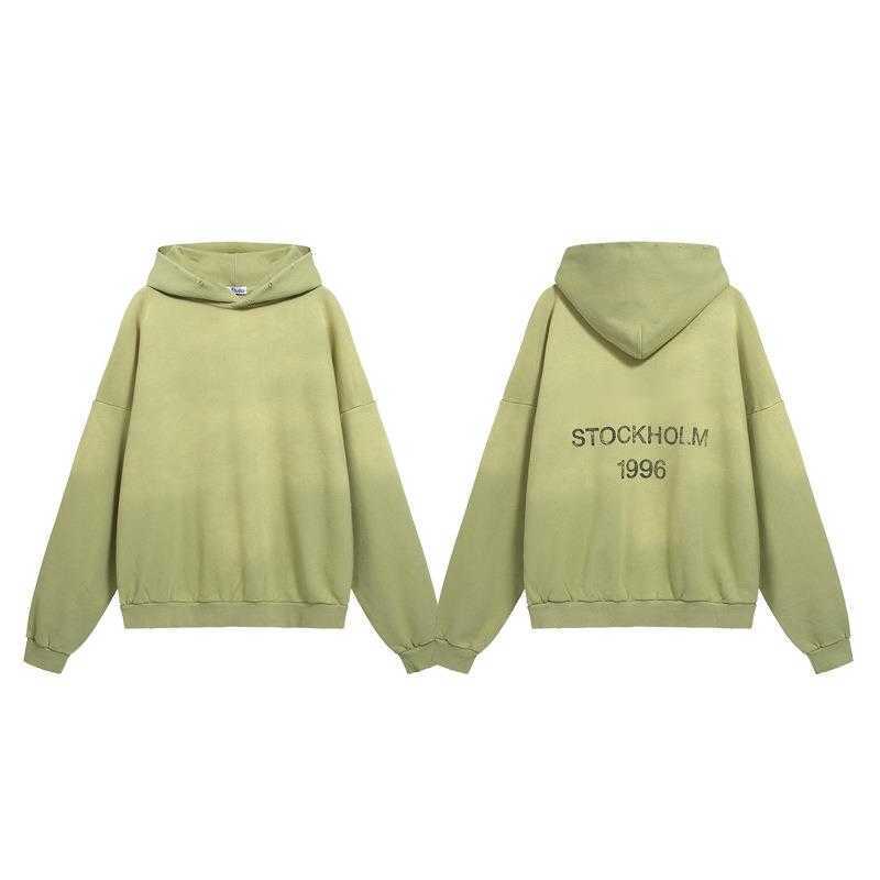 AC1996 Letter Washed Vintage Hoodie High Street American Style Unisex Loose Sweatshirt T251229
