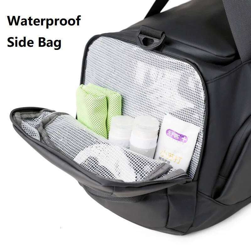 Men Gym Large Capacity Workout Training With Shoes Pouch Sports Backpack Dry Wet Separation Business Travel Bag