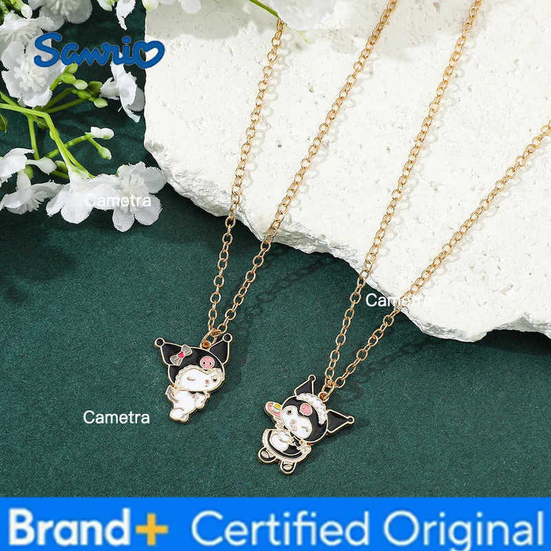 Sanrio 5pcs/set Kuromi Anime Cartoon Pendant Necklace Sweet Girl Clavicle Chain Fashion Cute Necklace Gift H251229