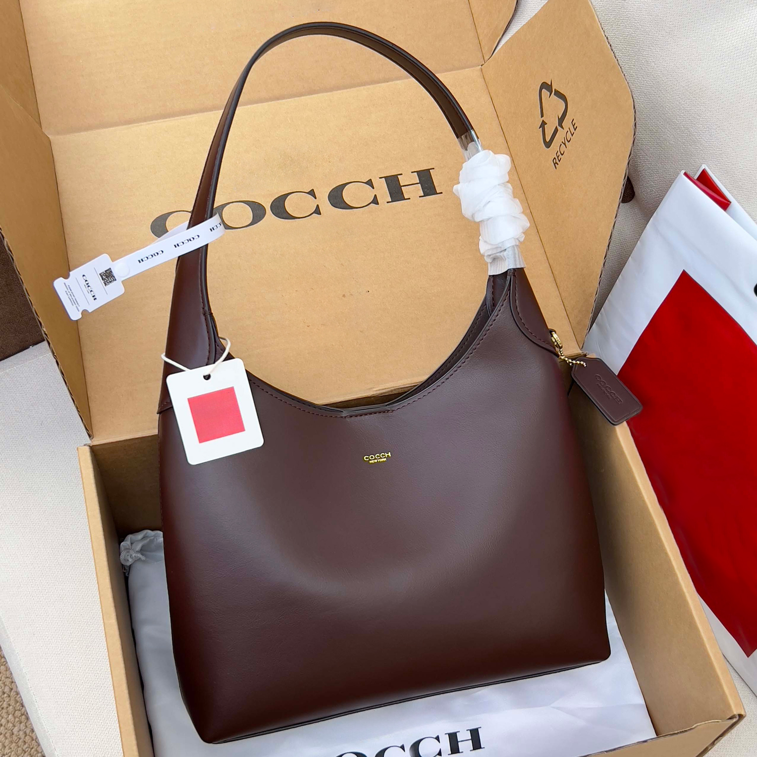 Designer Brooklyn bag 28 single shoulder YN bag tote bag high-quality single shoulder handbag 39 large capacity minimalist style gramercy bag 35