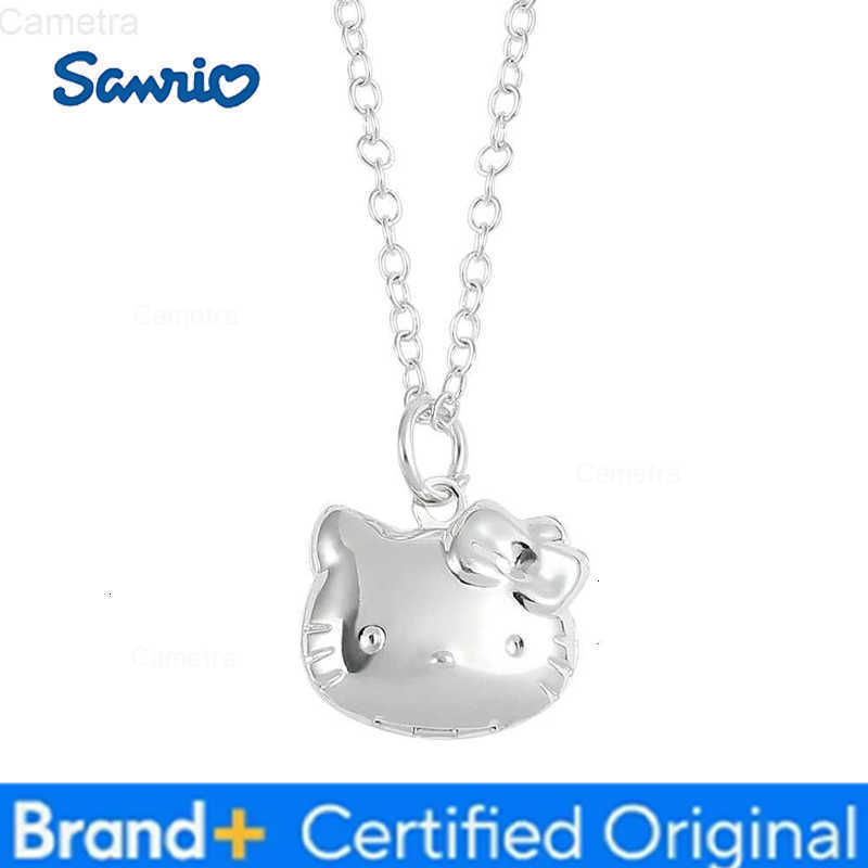 Sanrio Y2K Hello Kitty Pendant Necklace Korean Fashion Jewelry for Girls Can Open Design Girls Fashion Accessory H251229