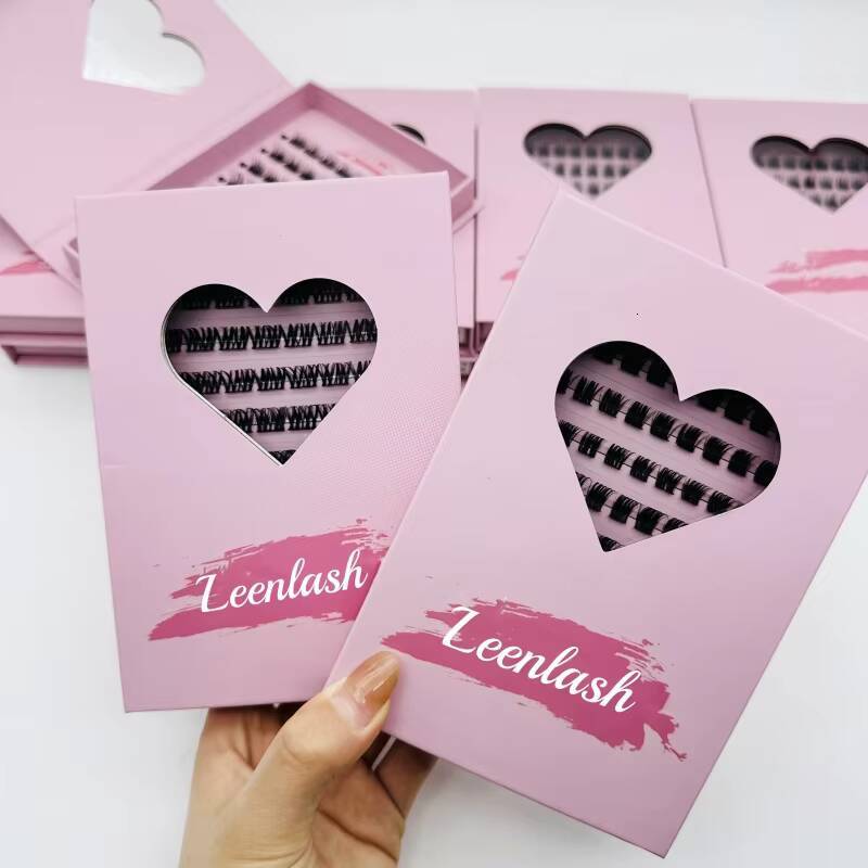 Korean PBT Fiber Individual Diy at Home Lash Extensions Professional Diy Pre Cut Volume Lash Cluster Diy Eyelash Extensions