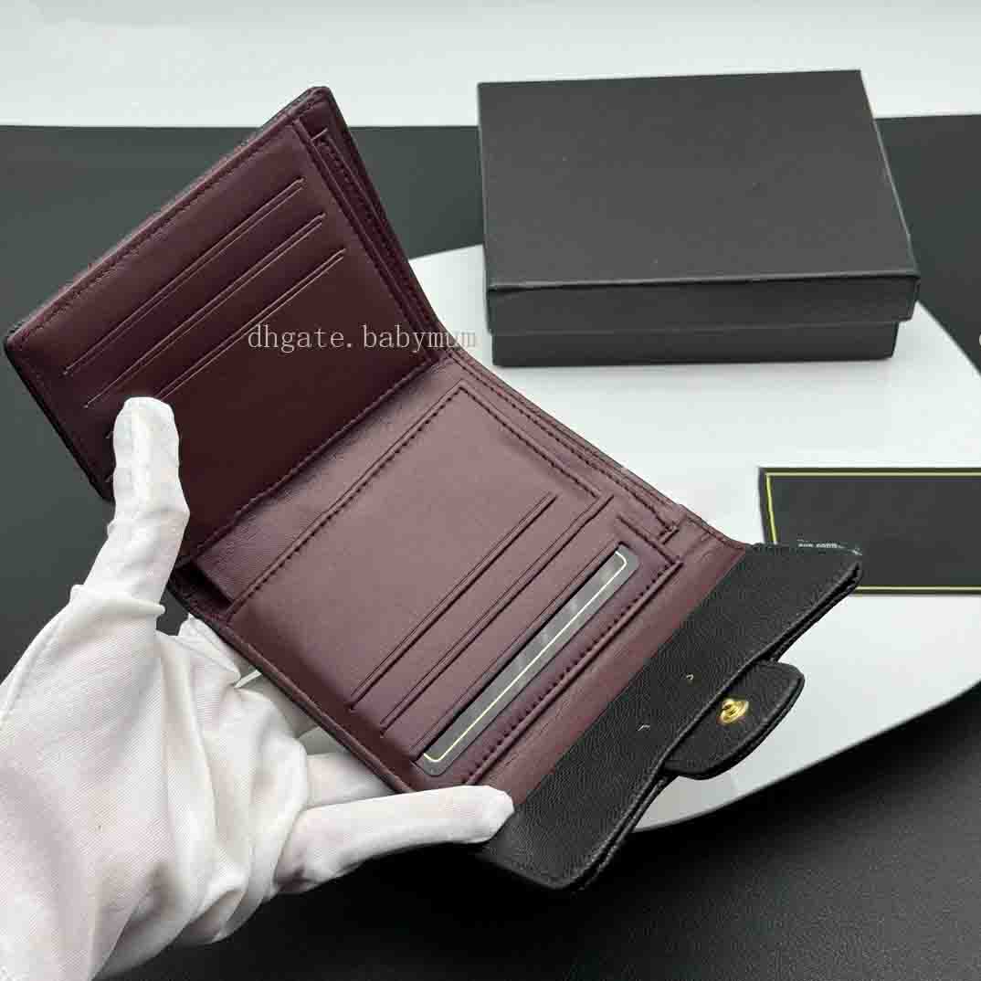 woman tri-fold wallet short wallets high-end genuine leather wallet rhombic purse ladies Multi-card slot wallets cowhide billfold high quality notecas