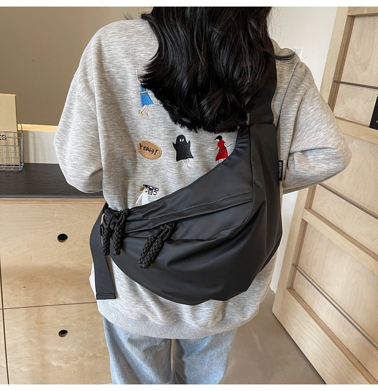 Women's crossbody bag new large capacity sports bike dumpling shoulder bag men's backpack luxury handbag shoulder bag