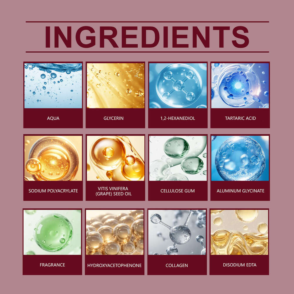 Viareline Collagen Moisturizing Mask Daily Gentle Brightening Facial Skin Refreshing Hydrating Translucent