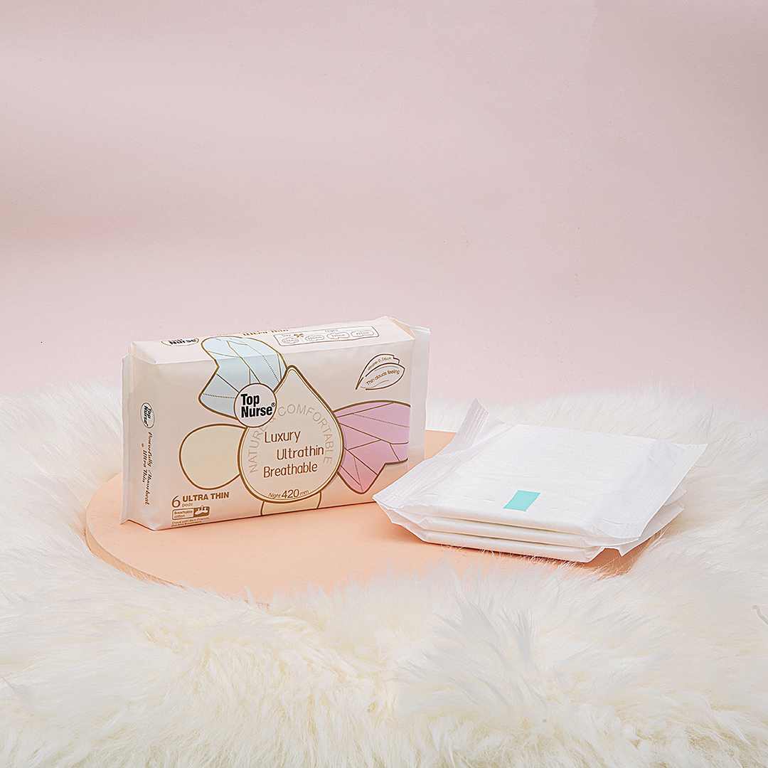 Sanitary Pads: Ultra-Soft Cotton Feel, Superior Moisture Locking, Leak-Proof & Breathable for All-Day Comfort. Your Trusted Partner
