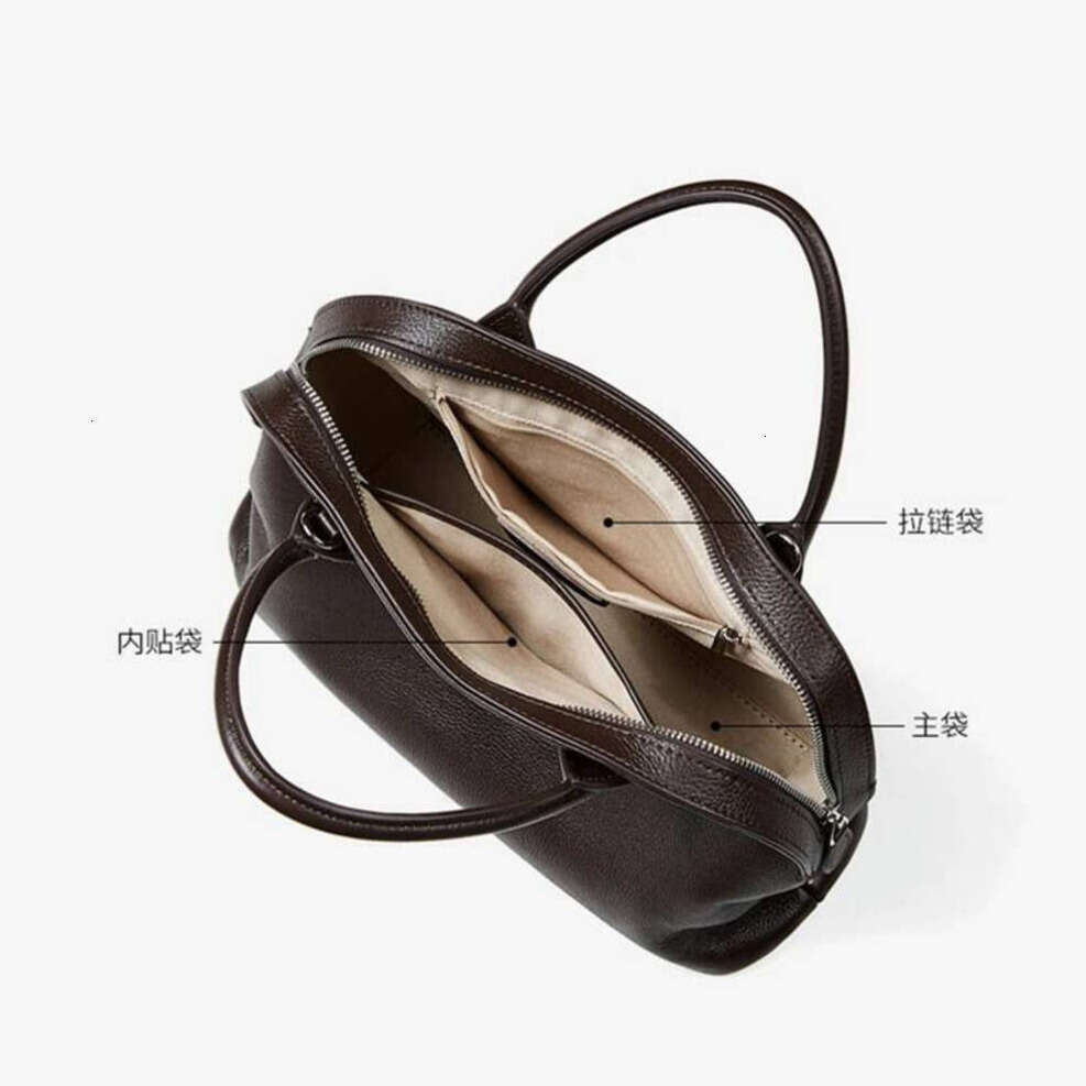 Oloey Burminsa Cowhide Genuine Leather Large Shell Tote Handbags For Women 2025 Luxury Office Ladies Shoulder Crossbody Bags