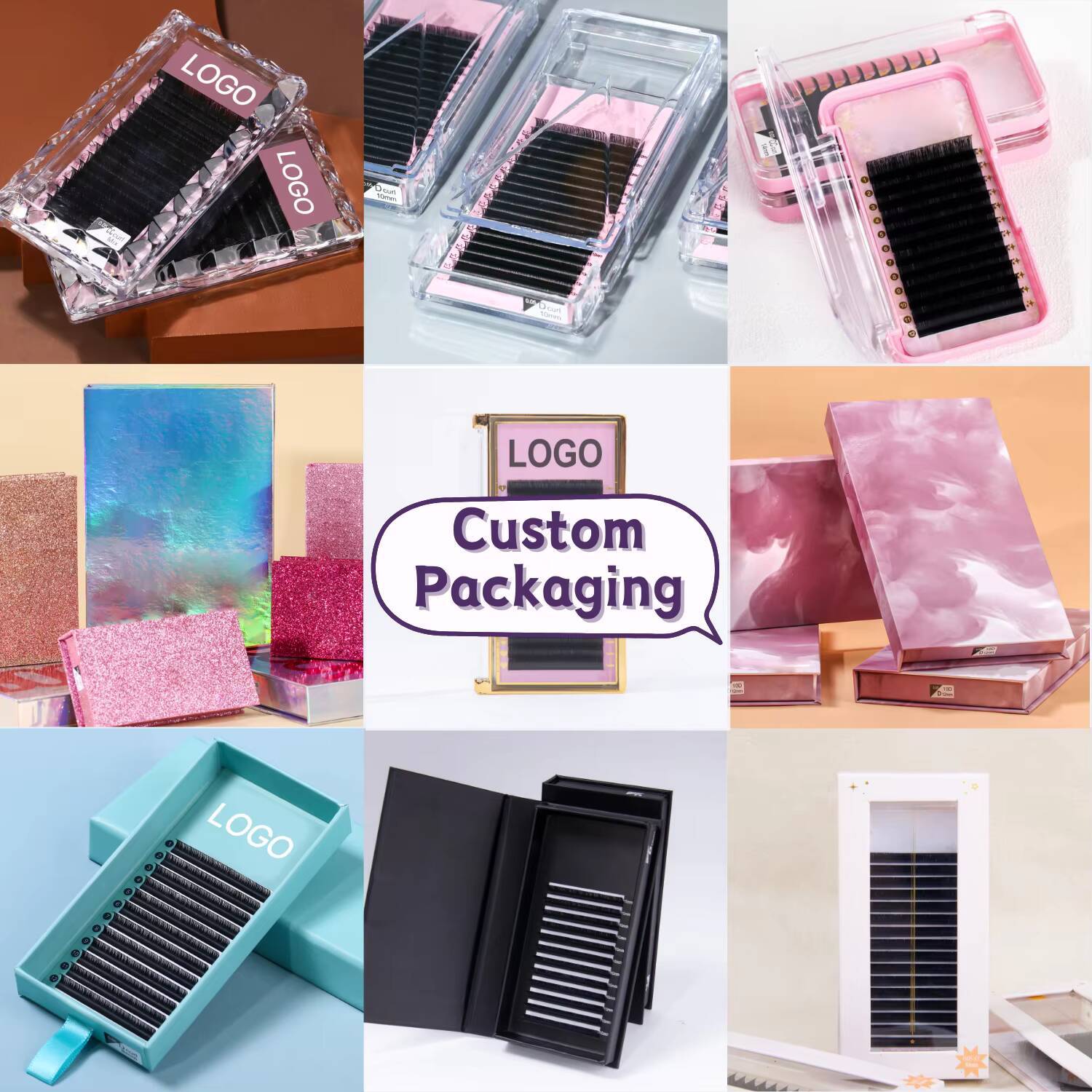 DancingSwan Factory Cheap Price Handmade Lashes 003 005 007mm Classic Lash Easy to Graft Volume Lashes Trays