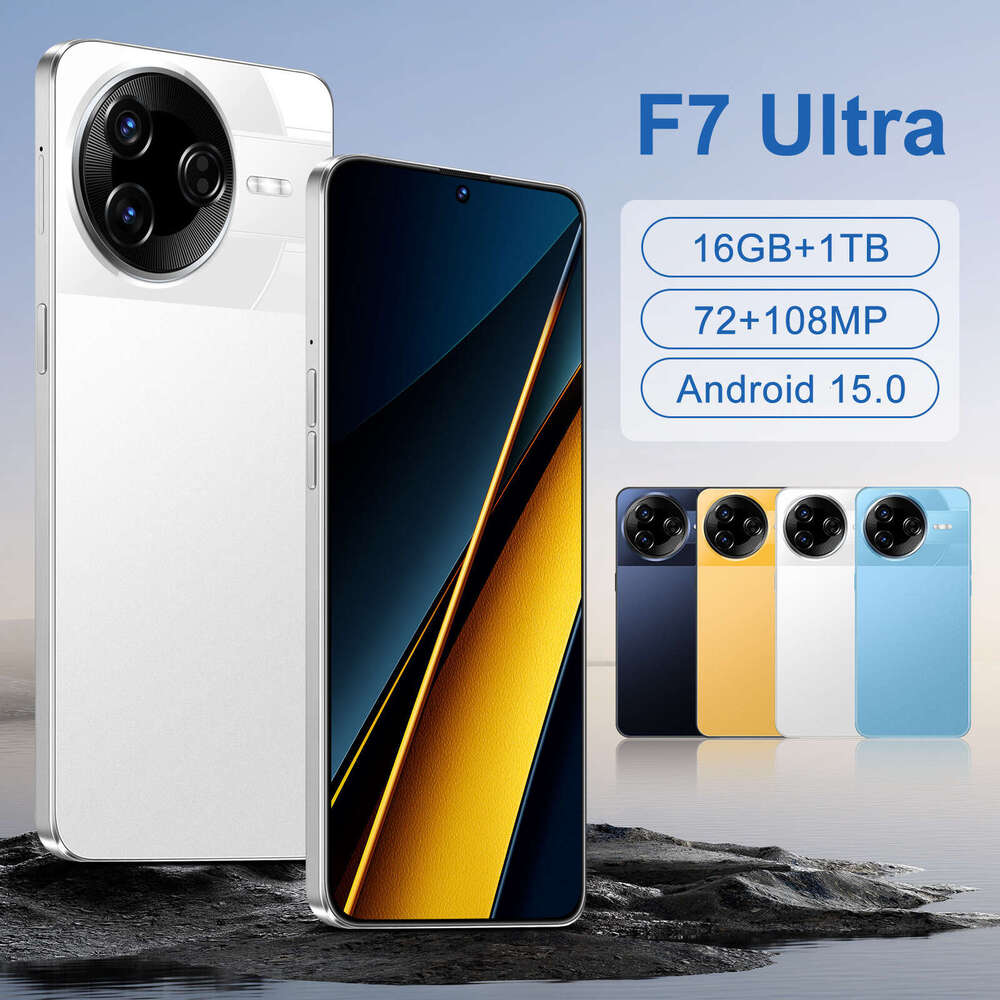 Famous brand cross-border exclusive smartphone F7 Ultra high-definition large screen 16+1TB in stock Android phone source factory CKS