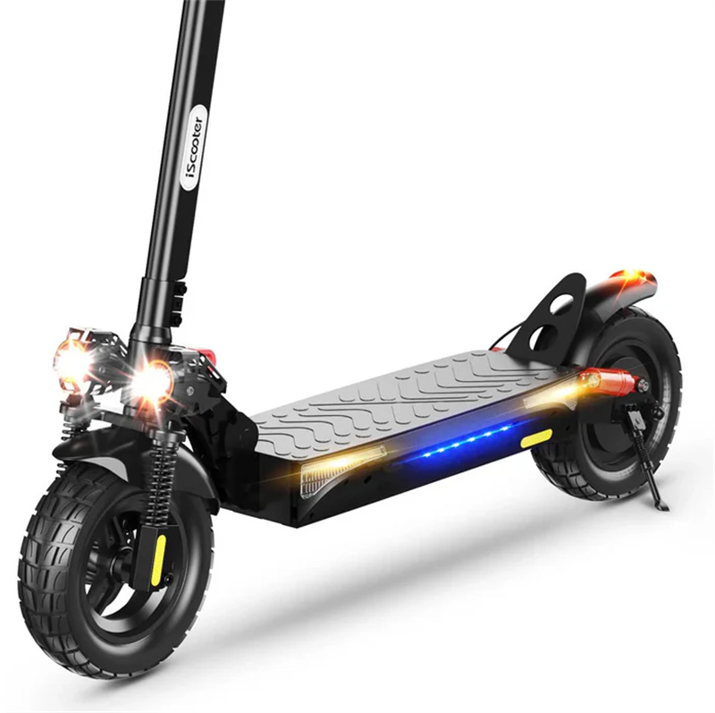 EU Warehouse iScooter iX4 800W Electric Scooter for Adults 28MPH 48V 15AH Folding Commute Off Road Electric Scooter 45 Miles Range E-Scooter With APP