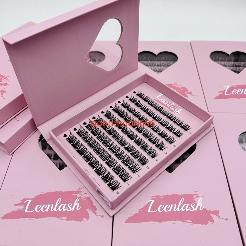 Korean PBT Fiber Individual Diy at Home Lash Extensions Professional Diy Pre Cut Volume Lash Cluster Diy Eyelash Extensions