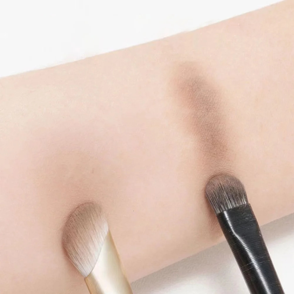 Sickleshaped Nose Shadow Brush Set Natural Smudge Eyeshadow Contouring Makeup Brushes Professional Beauty Cosmetics Tools 251215