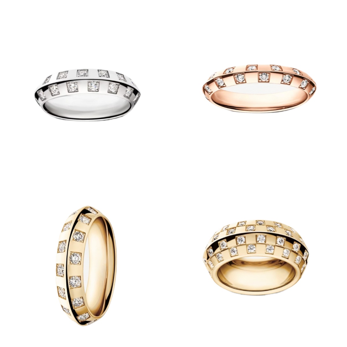 Ring for Women Men Designer Couple Rings Luxury Diamond Ring Brand Rings 18K Gold 925 Silver Plated Classic Wedding Ring Size 5-11 Party Jewelry Gift