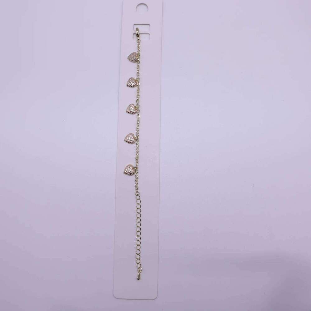 Heart Charm Bracelets for Kids Child Baby Girls Party Gifts Fashion Jewelry 25H1229