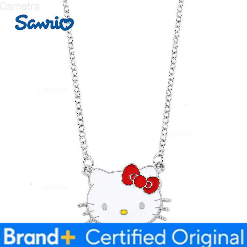 Sanrio 1 PC New Kawaii Hello kitty Necklace Pendant Anime Y2K Necklace Girl Retro Accessories Party Gifts H251229