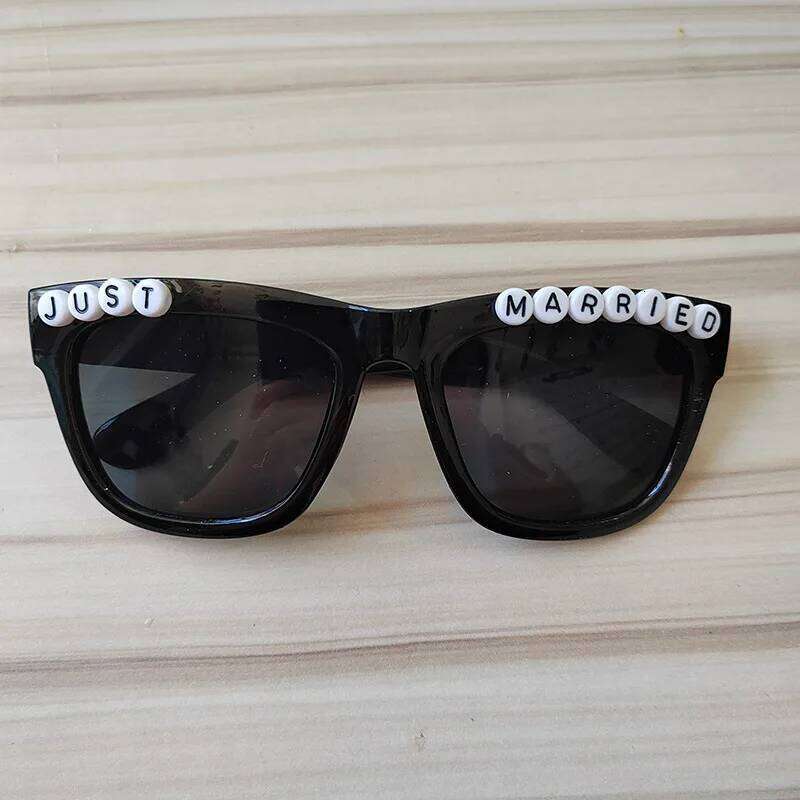 Just Married Sunglasses Wedding Bridal Shower Decoration Groom Team Bride Glasses Bridesmaid Gift Bachelorette Party Decor
