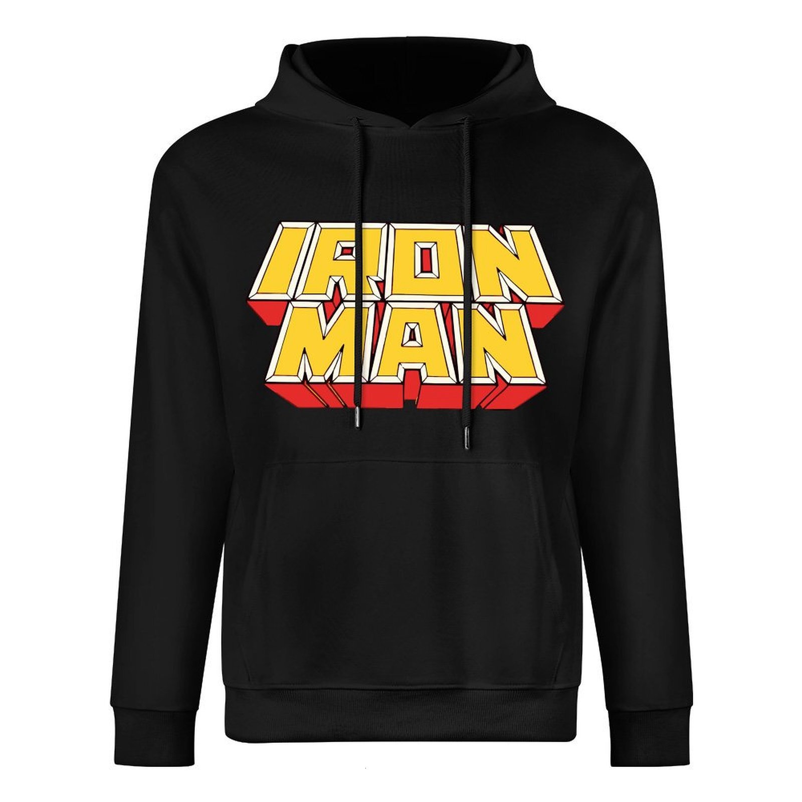 Custom Marvel Iron Man Designer Fall Winter Hoodie Design Unisex Long Sleeve Streetwear Hip Hop Oversized Fit Hoodie Men's Fashion Apparel M4