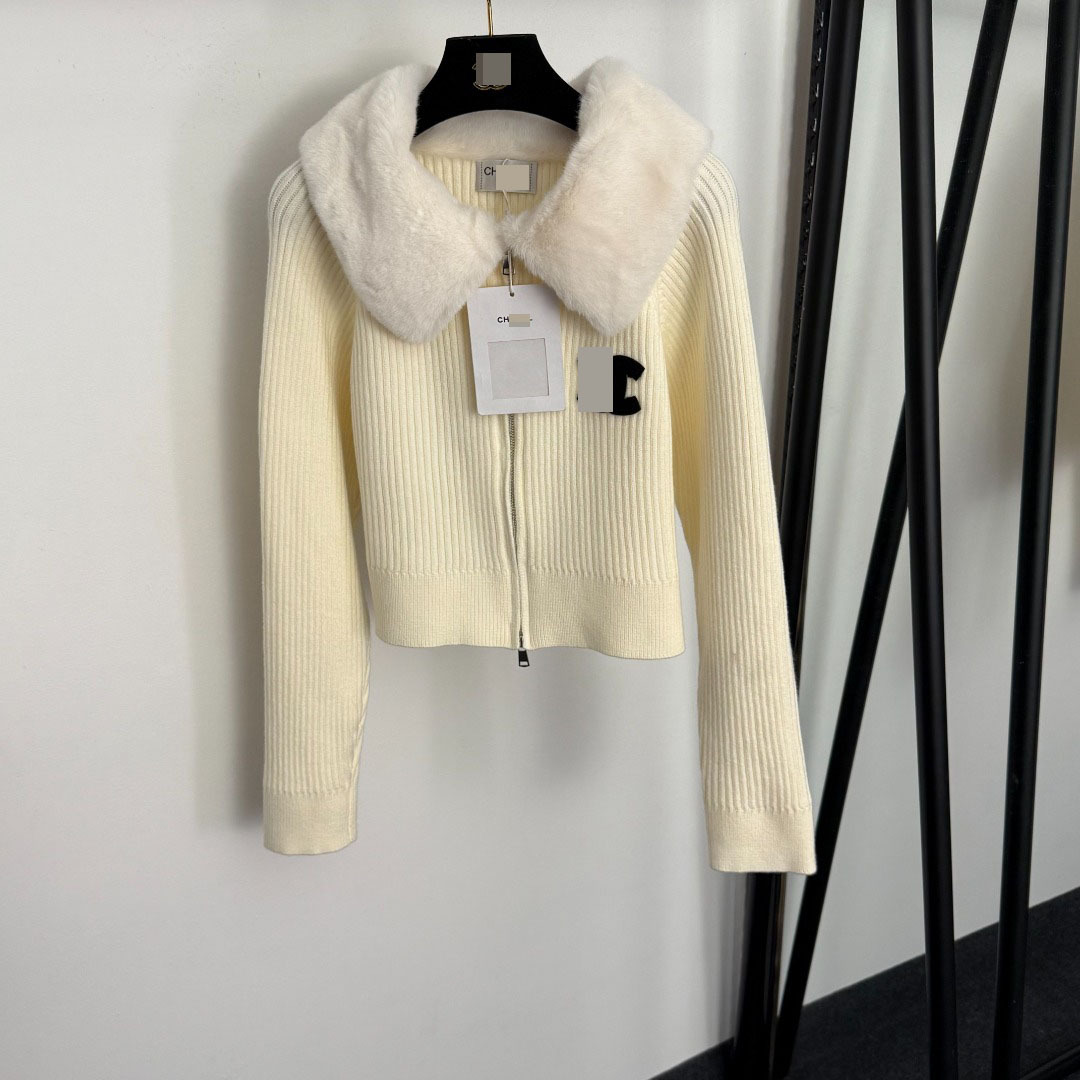 sweaters women's Designer sweaters for woman luxurious knitted sweater top spring and autumn style simple solid-color warm-weather knitted cardigan coat
