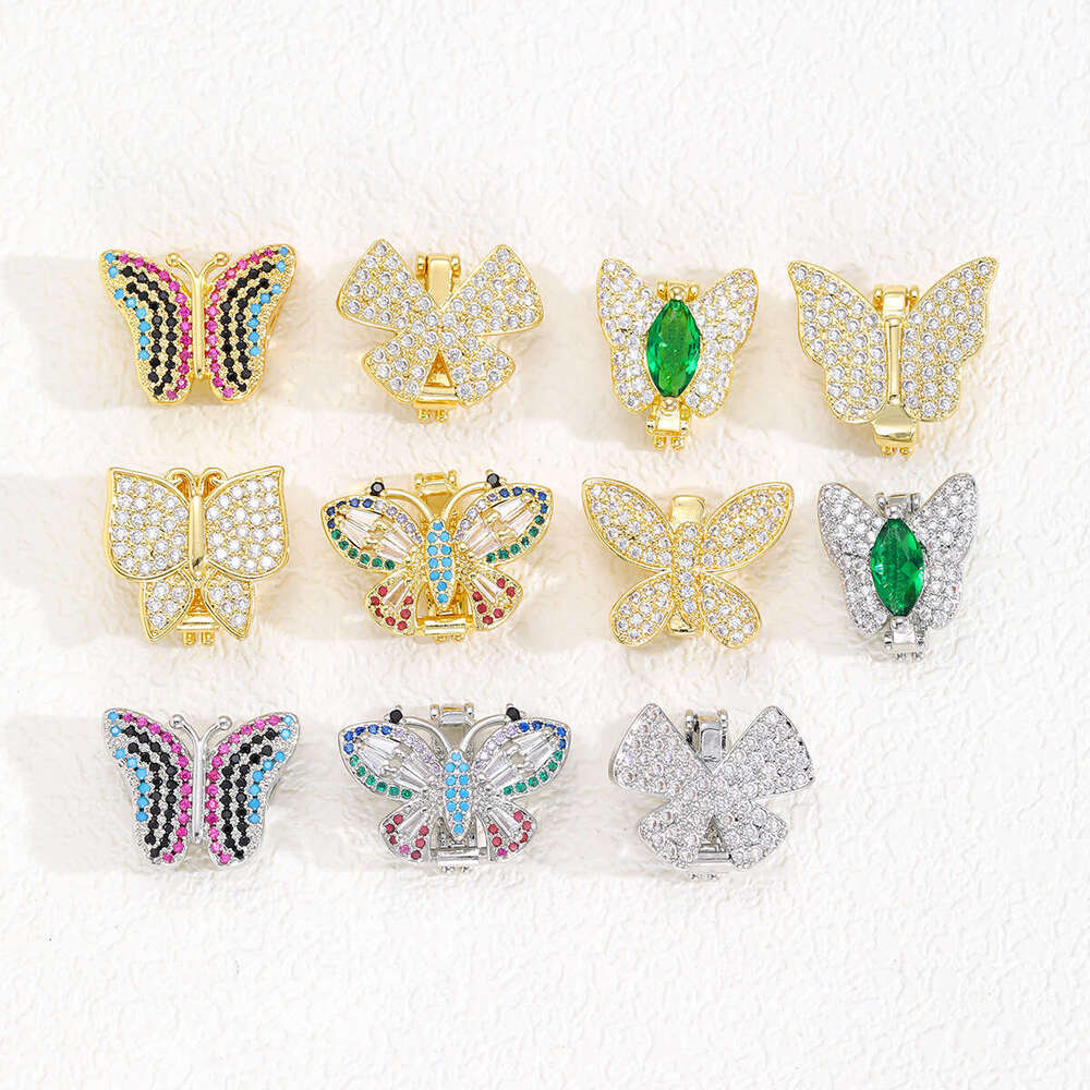 Cross-Border Hot Selling Stainless Steel 10mm Watch Strap Exquisite DIY Butterfly Bracelet Small Fashion Creative Accessories