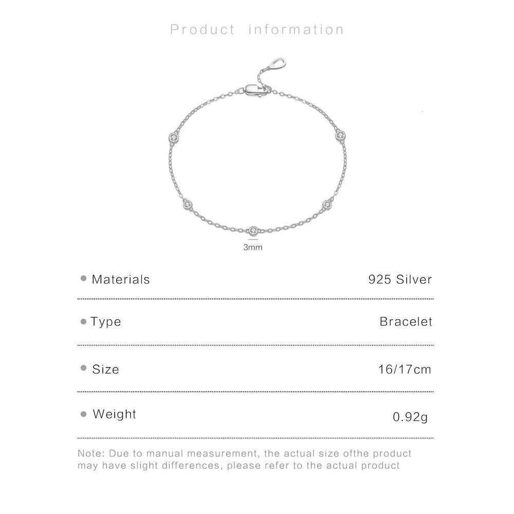 ANDYWEN New 925 Sterling Silver Gold Zircon CZ Round Charm Beads Bracelet Women Jewelry 2022 Wedding Party Chain Luxury 25H1229