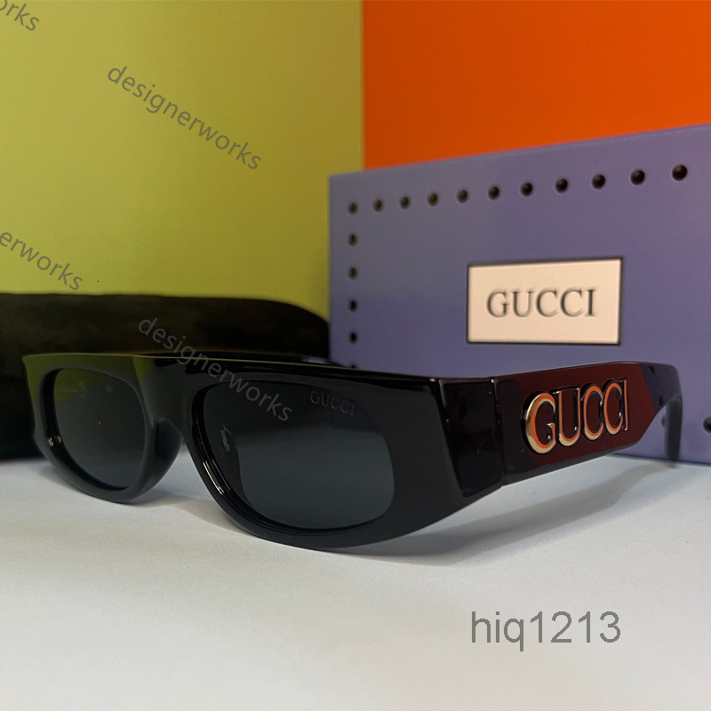 Sunglasses GUCCIS G Brand New Dopamine Color Series Fashion Sunglasses Milan Show Star Unisex High-end Sunglasses 3HEZ KPA6