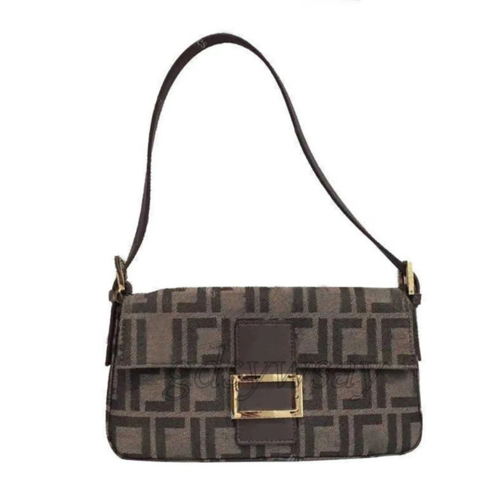 Shoulder Bags Designer Luxury Brand AAA Flip Over Crossbody Handbag Letter Relief Baguette FF High quality old Flower Single Fashionable Womens Bucket Bag Nice