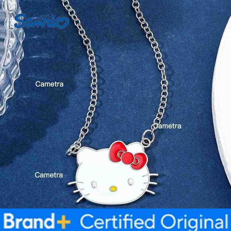 Sanrio 1pc Kawaii Hello kitty Necklace Pendant Anime Y2K Necklace Girl Fashion Accessories Party Gifts H251229