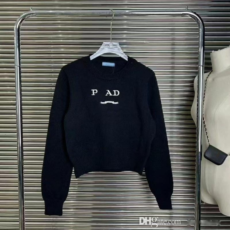 Fashion Designer Sweater Women Pullover Jumper Embroidery Knitted Sweaters Outwear Female Round Neck Long Sleeve Jumpers