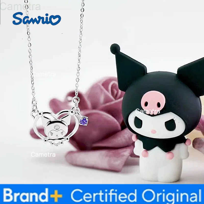 Sanrio Sanrios Necklaces for Women Cute Hellokittys Zircon Choker Necklaces My Melody Kuromi Clavicle Chain Pendant Girls Gifts Jewelry H251229