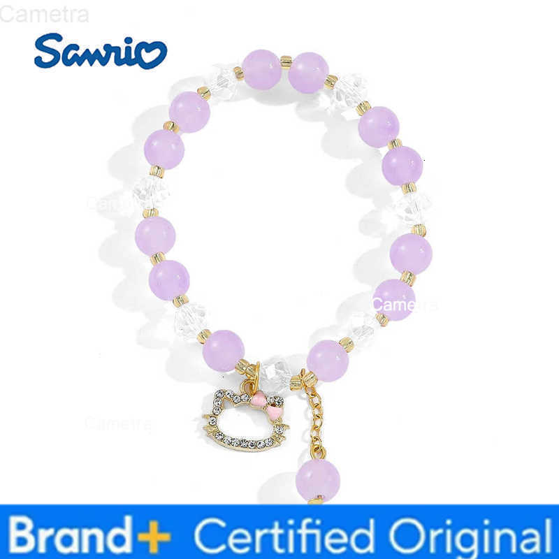 Sanrio Hello kitty Y2k Lover Diy Bracelet Anime Cute Kitty Cat Temperament High-grade Hand Jewelry To Give Girlfriend Gift H251229