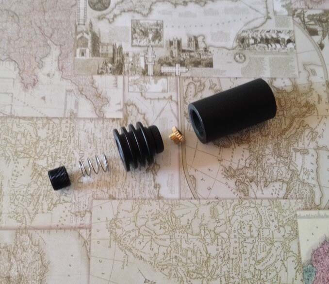 5.6mm To-18 laser tube LD holder with simple heat dissipation and hardware aluminum parts, 16x50mm laser module