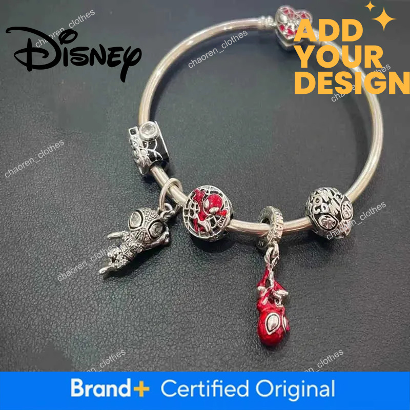 Disney custom Avengers Charm Women Bracelet Marvel Captain America Iron Man Bangles Infinity Stones Gauntlet Thor Hulk Superhero Beads H251220 - view 6