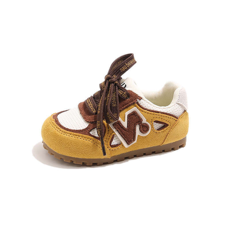 Children's Training 2025 Spring and Autumn New Korean Style Girls' Soft Sole Casual Sports Boys' Sneakers Forrest Gump Shoes