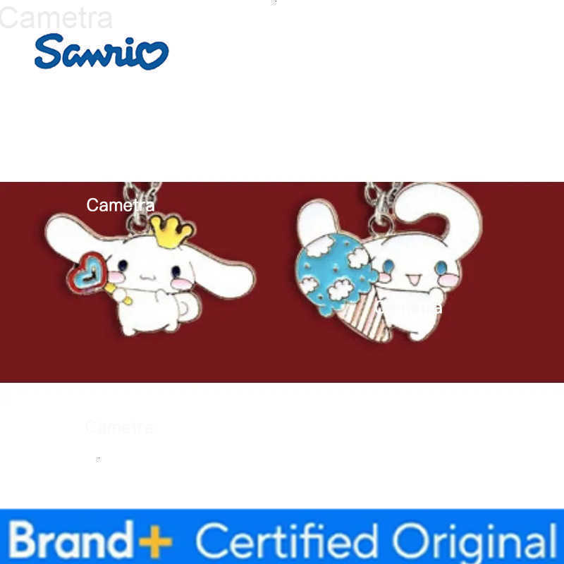 Sanrio Cinnamoroll Necklace Anime Figures Cartoon Alloyed Necklace Q Figural Anime Merchandise Decoration Children Birthday Gift H251229