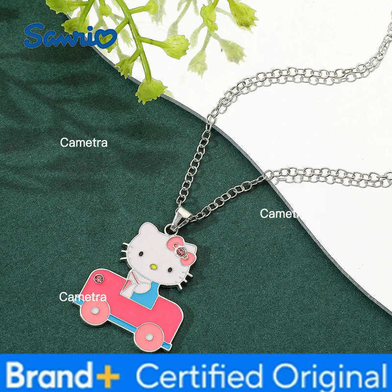 Sanrio Hello Kitty Necklace Kawaii Anime Cartoon Figure Pendant Cute Fashion Jewelry Gift for Women and Girls H251229