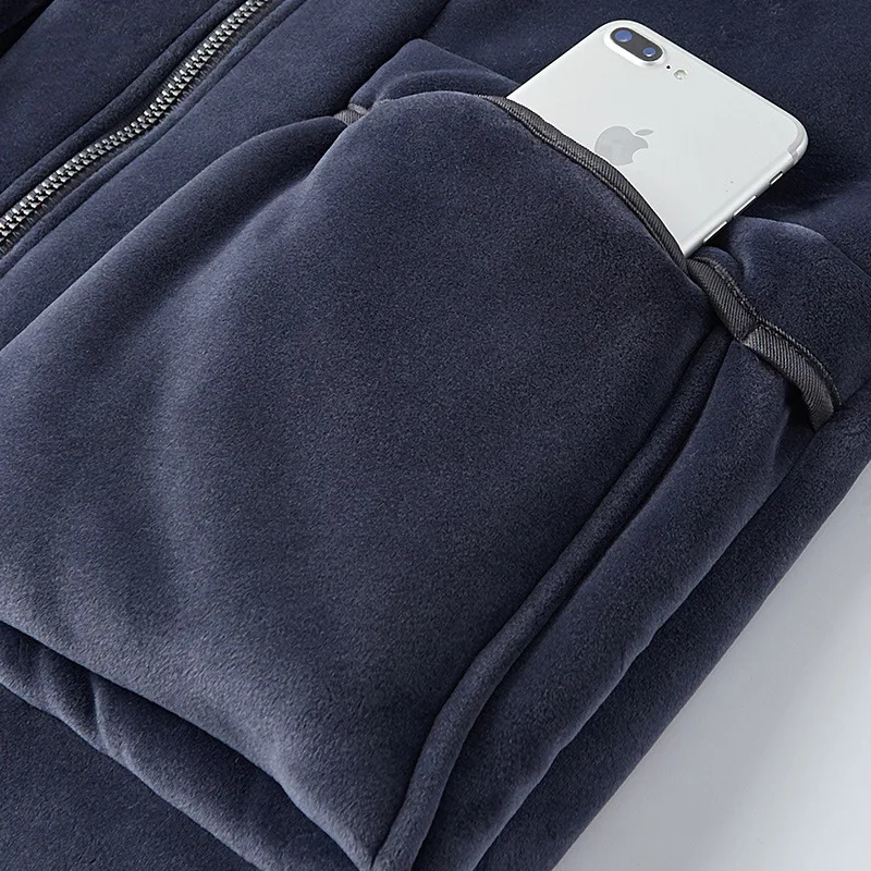 Cashmere Mens Hoodies vests pants Three-pieces Sets Men Winter Plus Velvet Thick Tracksuit Casual Lamb Wool Set Men Warm 251225