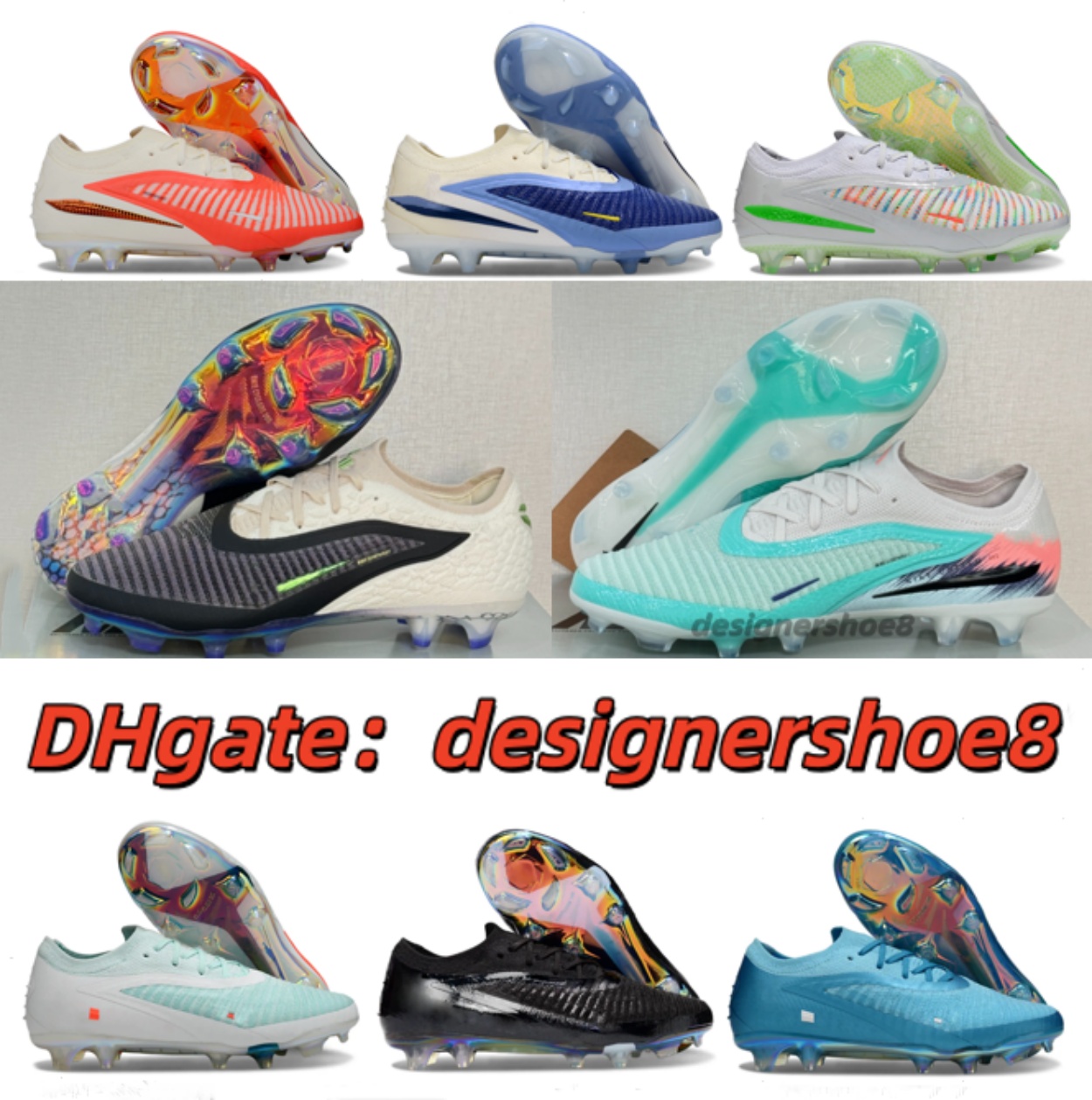 K0BE Black Mamba Phantoms 6 Elite Football Boots Low Scary Attack Limelight Max Voltage Hyper Crimson Shadow Royal Blue Kids Youth Mens Haaland Soccer Cleats Shoe