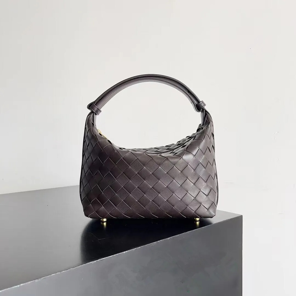 Mini Tote Top Quality Jodie Underarm Bags Fashion Lunch Box Bag Wallace With Intrecciato Craftsmanship In Soft Calfskin Famous Designer Hobo Handbag Knitted