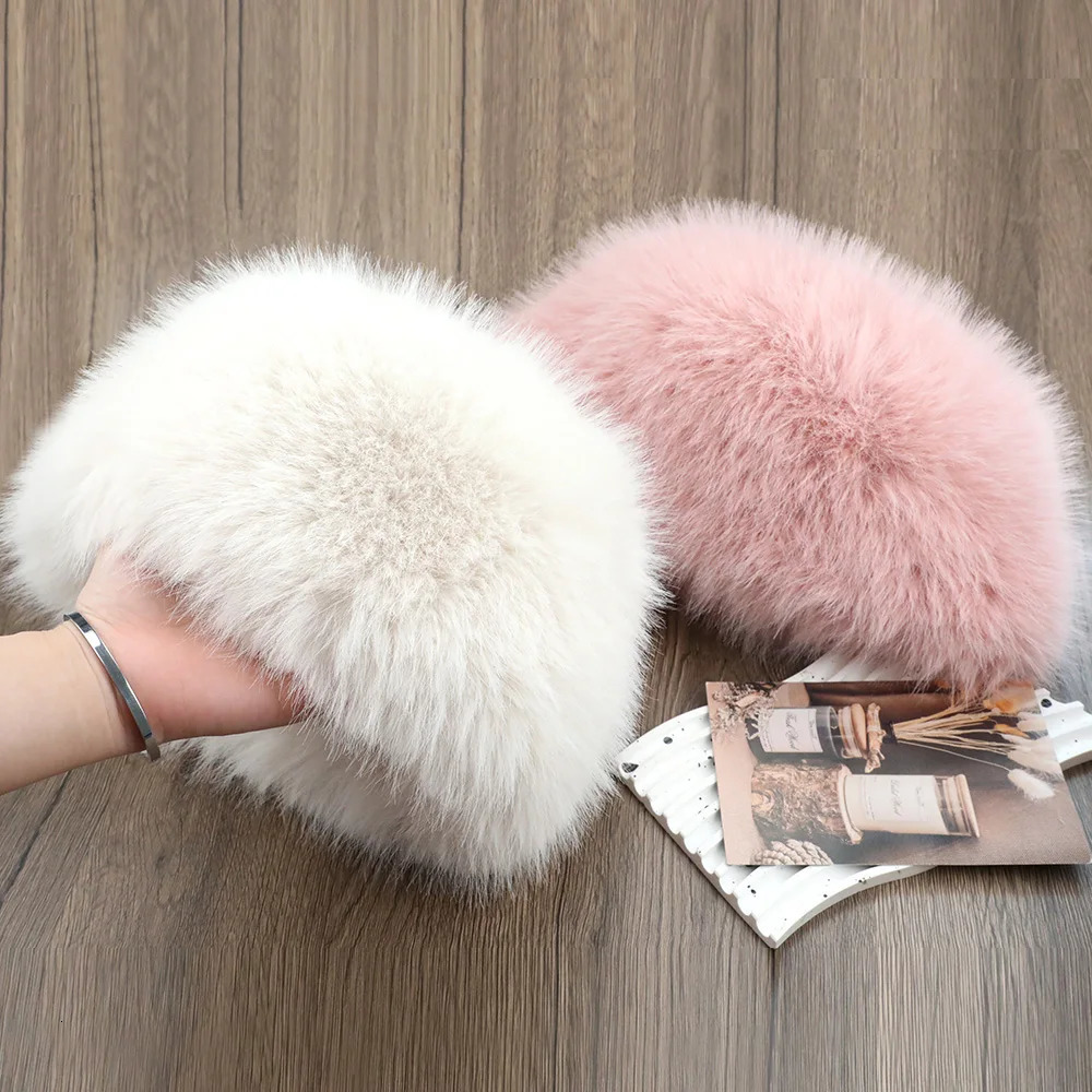 Fur Hat Women Warm Snow Ski Cap Female Faux Fox Fur Thick Warm Winter Hat Lady Windproof Russian Hat Ear Warmer Bonnet 251225