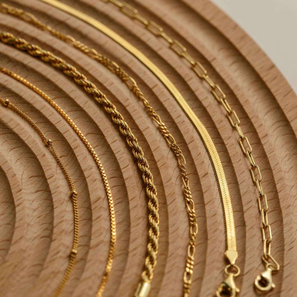 New Foreign Trade Products Twist Rope Paperclip Bracelet Snake Bone Chain Multi-layer Set Niche Ins Jewelry