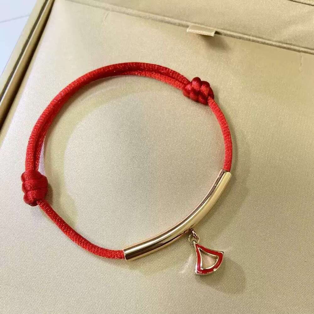 Baojia 25th Anniversary New High Version Zodiac Year Enamel Red Rope Couple Bracelet Hot Sale Factory Direct Sales Live Streaming Dropshipping