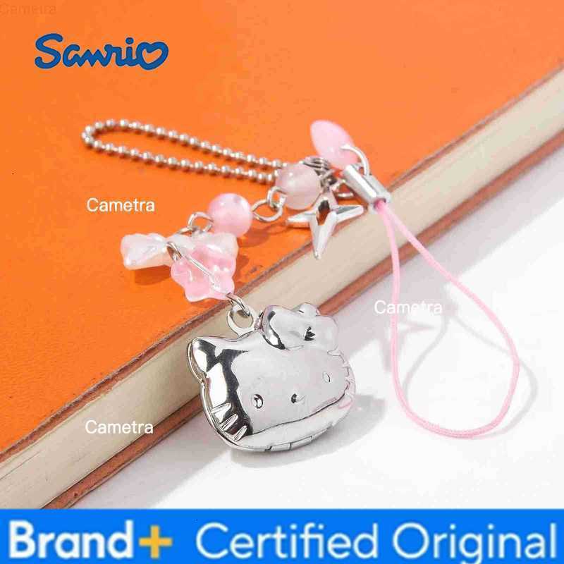 Sanrio Hello Kitty Cell Phone Rope Chain Anime Pendant Handmade Beads Strand Choker Bracelets Dangle DIY Jewelry Accessories Toy H251229