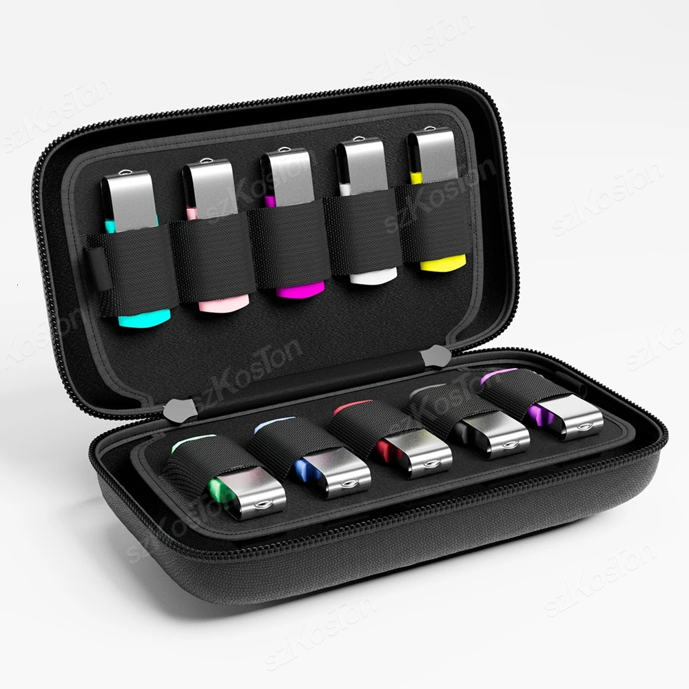 Thumb Drive Holder Organizer Dustproof Storage Case Holder Shockproof Portable USB Carrying Bag Electronic Accessories Organizer 251224