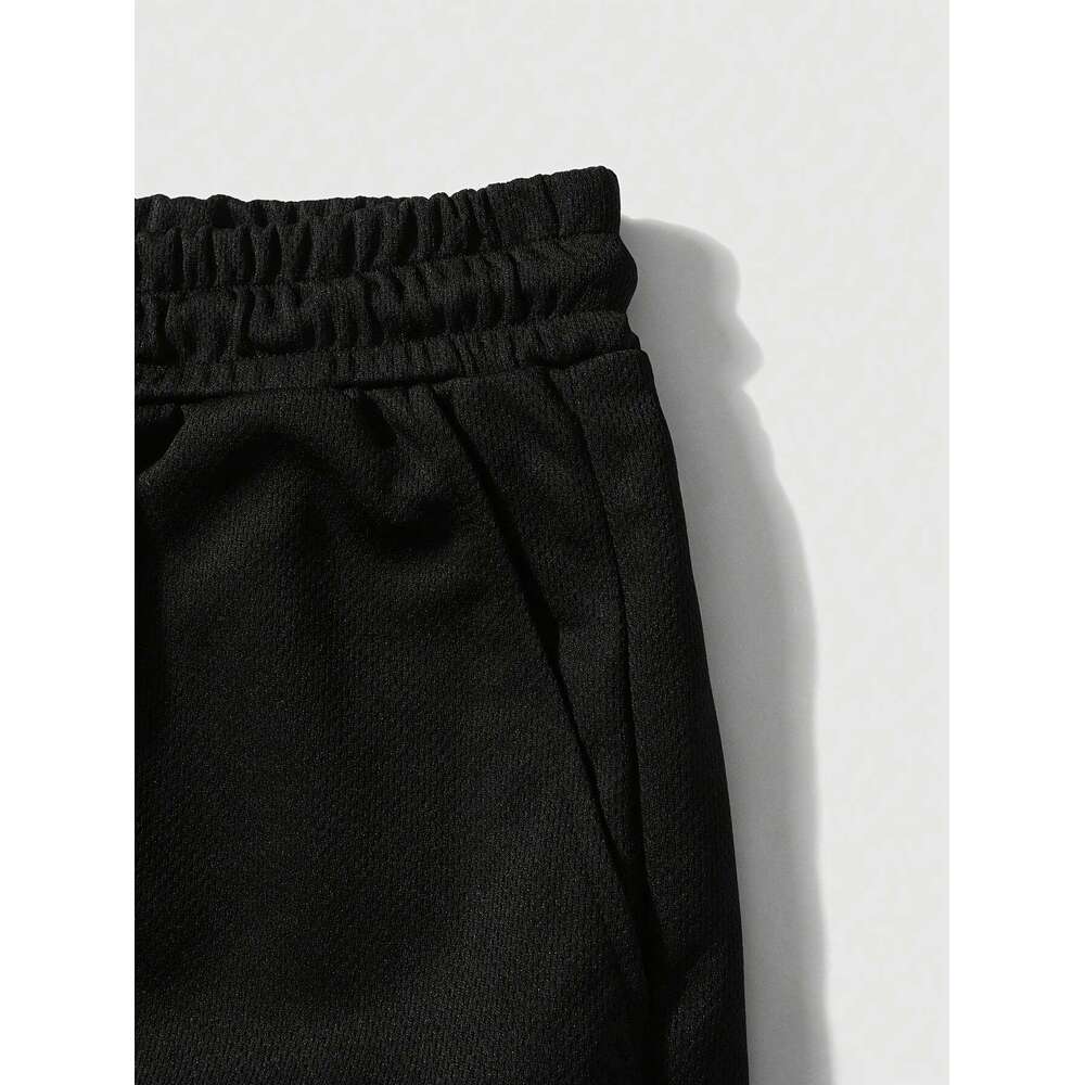 WONST Sportswear Pcs Men S Letter Cross Drop Themed Streetwear Athletic Fit Lettering Machine Washable For Gym Outdoor Activities Casual Comfortable S