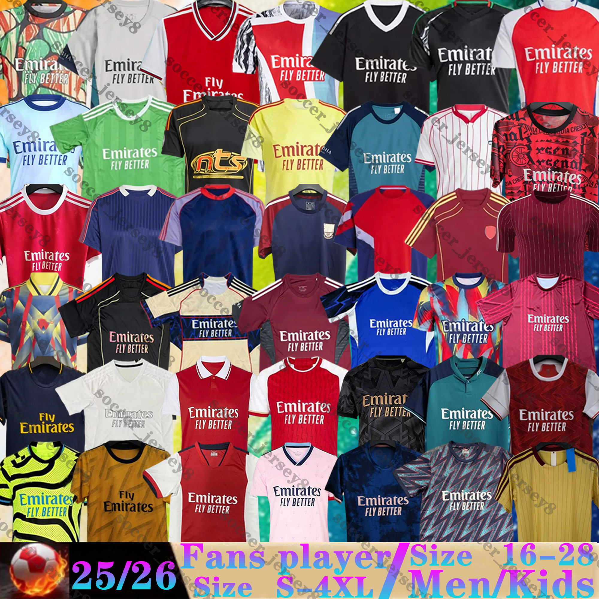 2026 arsenaalfootball shirts RICE SMITH ROWE SAKA GYOKERES LEWIS SKELLY EZE 19 20 21 22 23 24 25 26 soccer jerseys MARTINELLI ODEGAARD G.JESUS HAVERTZ CALAFIORI SALIBA