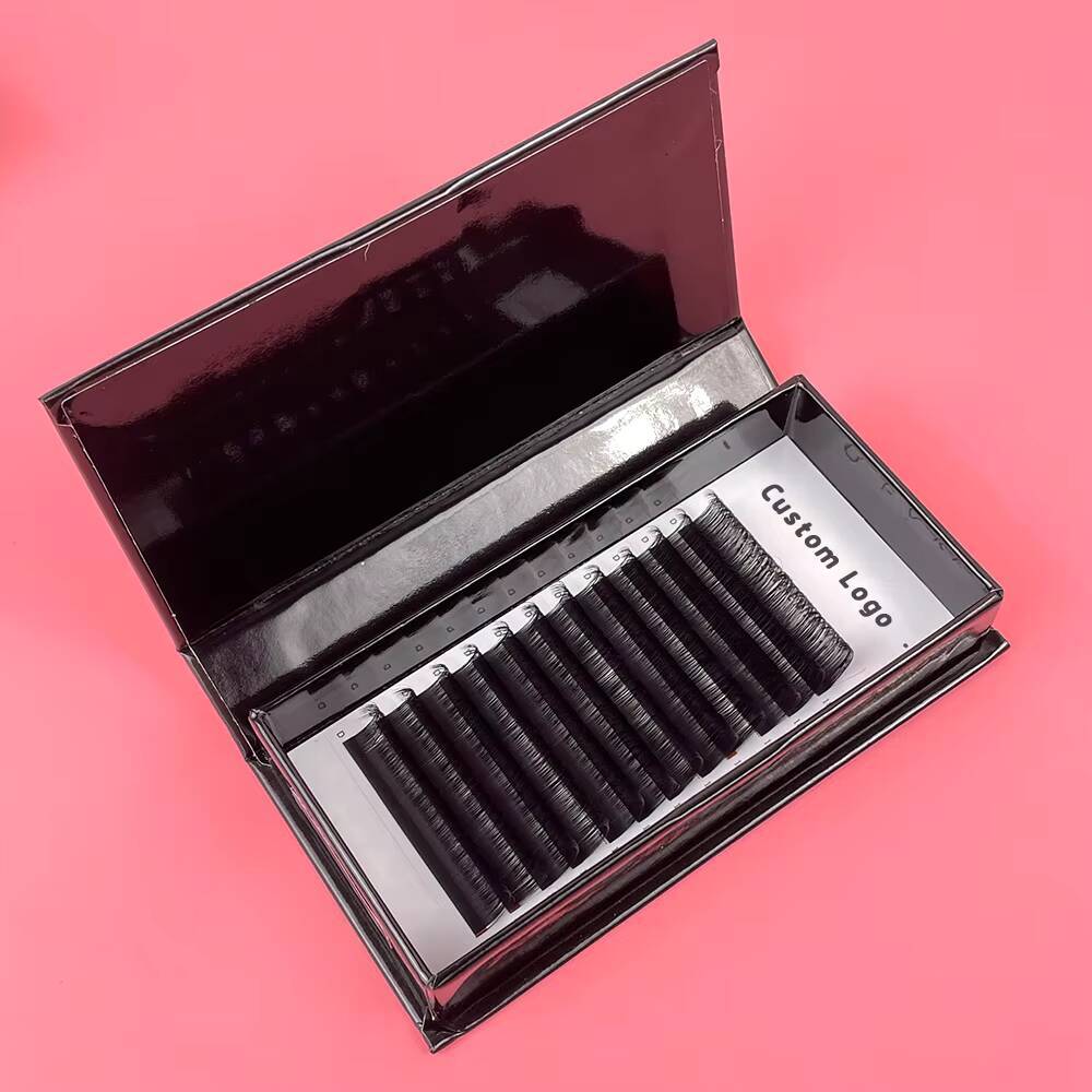 Fadvan Cc d Dd l lb Lc Ld Individual Eyelash Private Label Cashmere Classic Lash Extensions Trays 015 Russian Eyelash Extensions